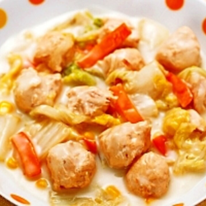 楽天マート☆鶏団子と白菜のクリーム煮セット